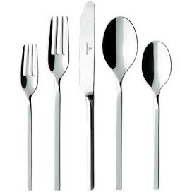 Villeroy And Boch New Wave Set Of 65 Piece Stainless Flatware