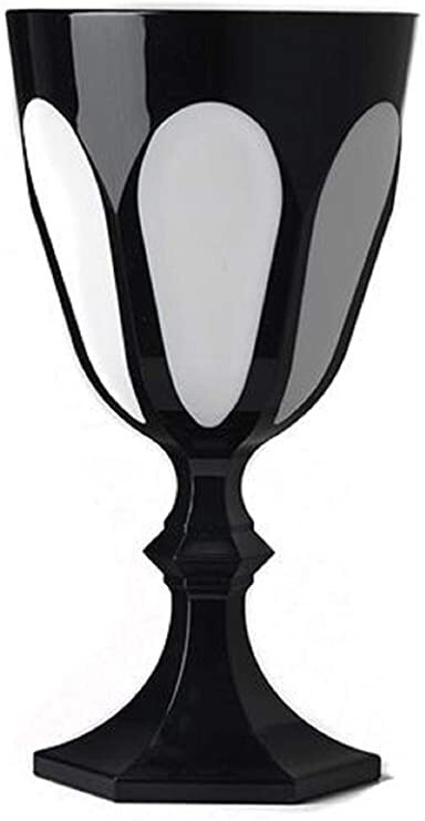 Mario Palm Beach Black And White Goblet Needs 12 PURCHASED