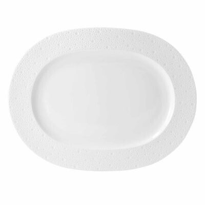 Bernardaud Ecume 13.8 Inch Oval Platter