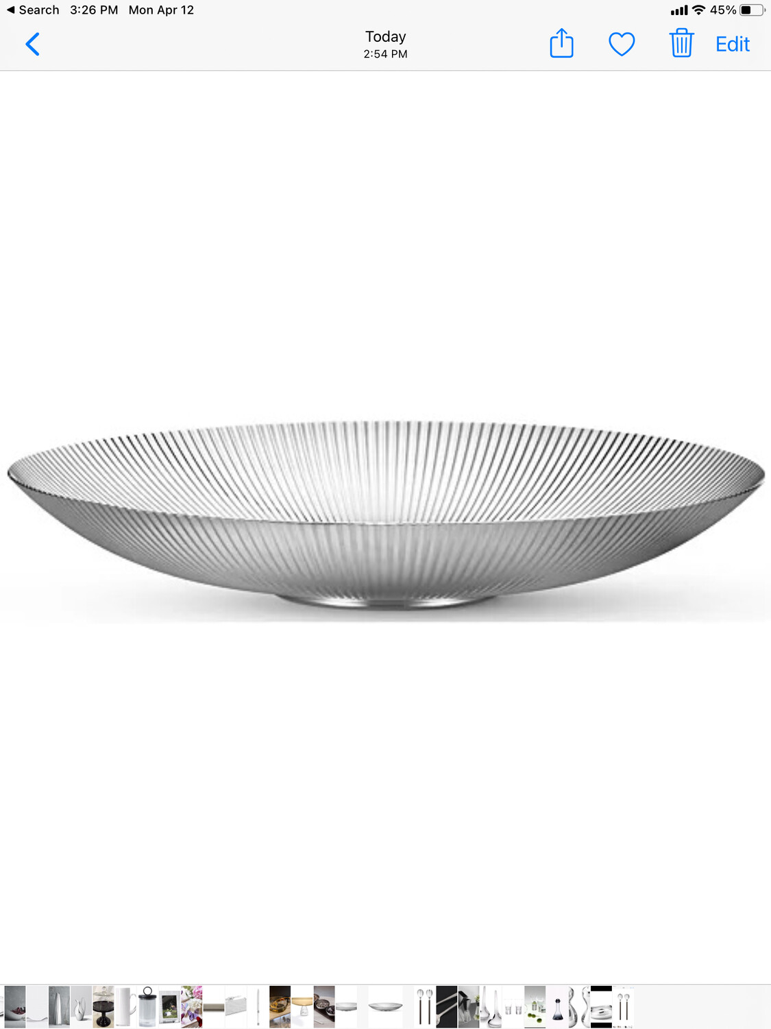 Georg Jensen Low Bowl PURCHASED
