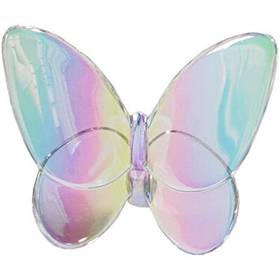 Baccarat Crystal Iridescent Butterfly