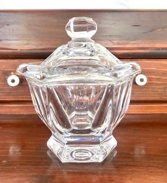 Baccarat Crystal 2 Large Jam Jars Purchased