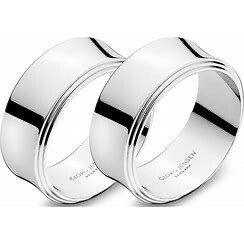 Georg Jensen Set 16 Pyramid Napkin Rings PURCHASED