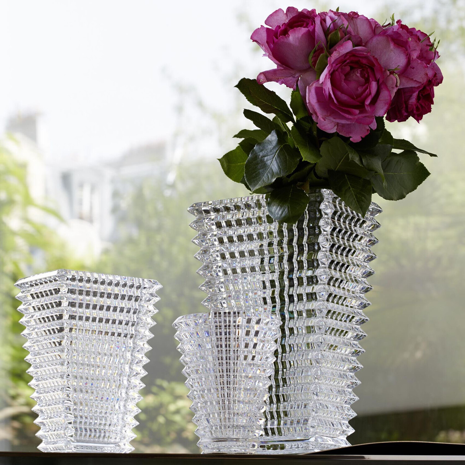 Baccarat Crystal Eye Vase Purchased