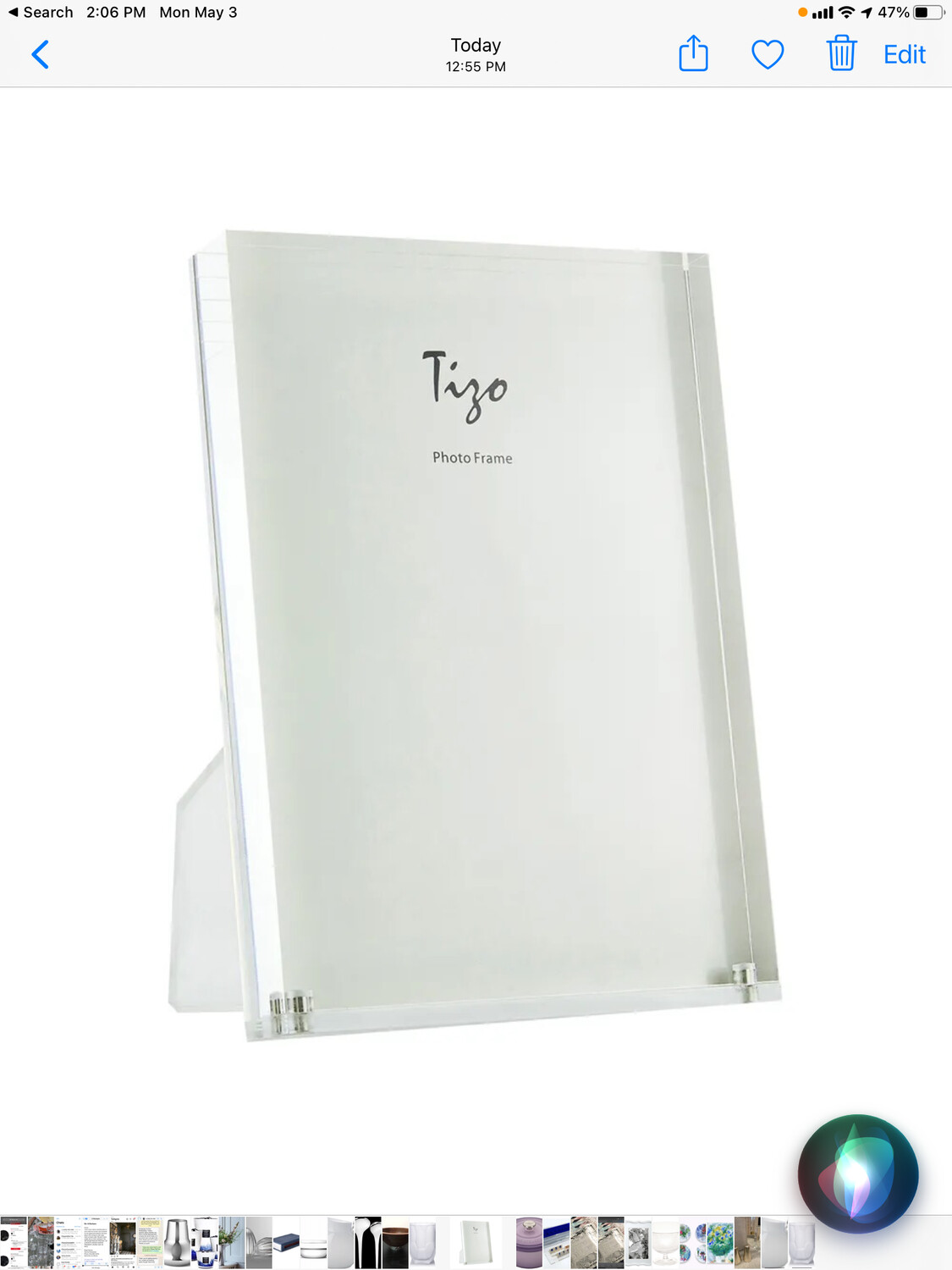 Tizo Silver Frame 8x10