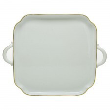 Herend Golden Edge Square Tray With Handles PURCHASED
