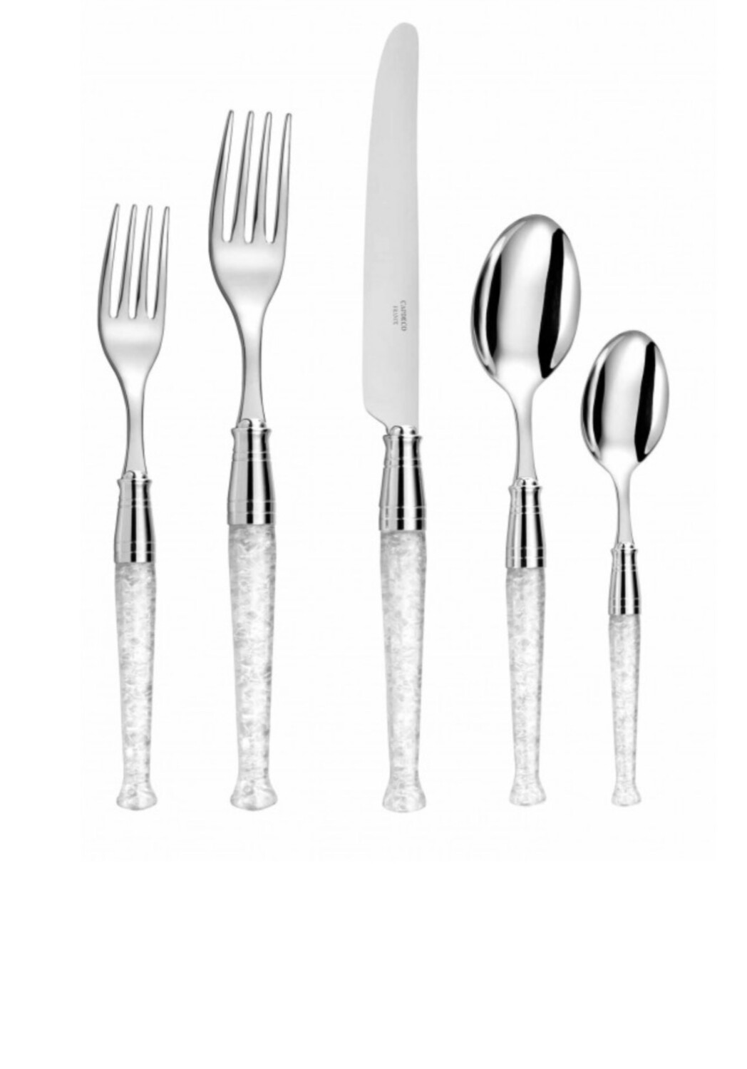 Capdeco White Lido Flatware Needs 12 PURCHASED