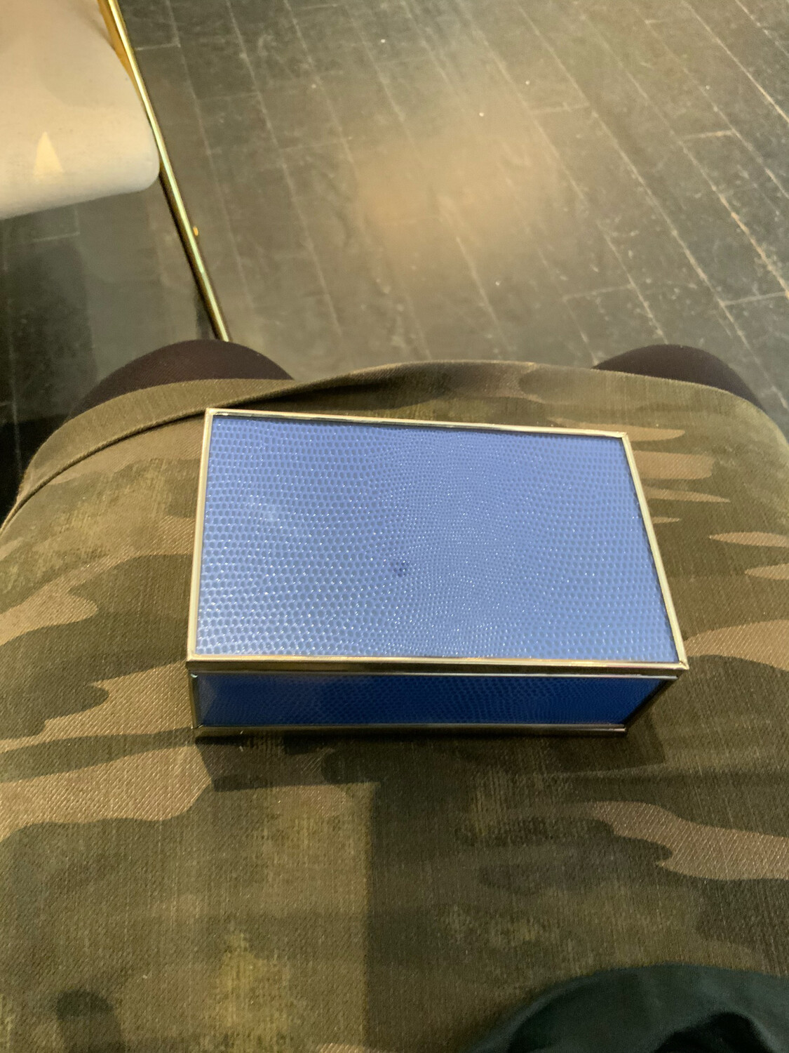 Blue Lizard Matchbox
