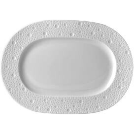 Bernardaud Ecume White 14 Inch Oval Platter Needs 2