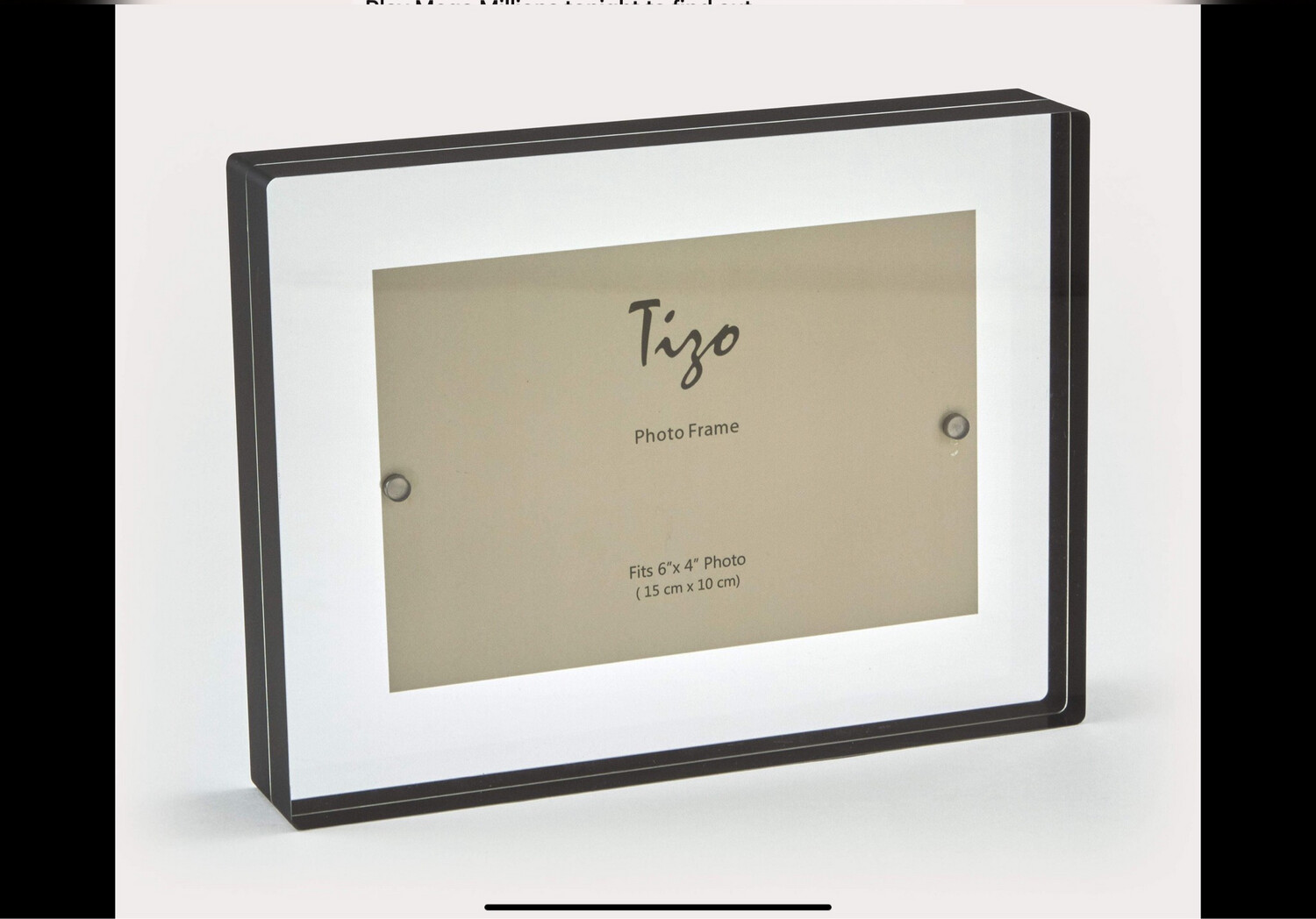 Black Acrylic 5x7 Frame