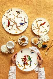 Bernardaud Aux Oiseaux Dinner/ Salad/ Soup Needs 12
