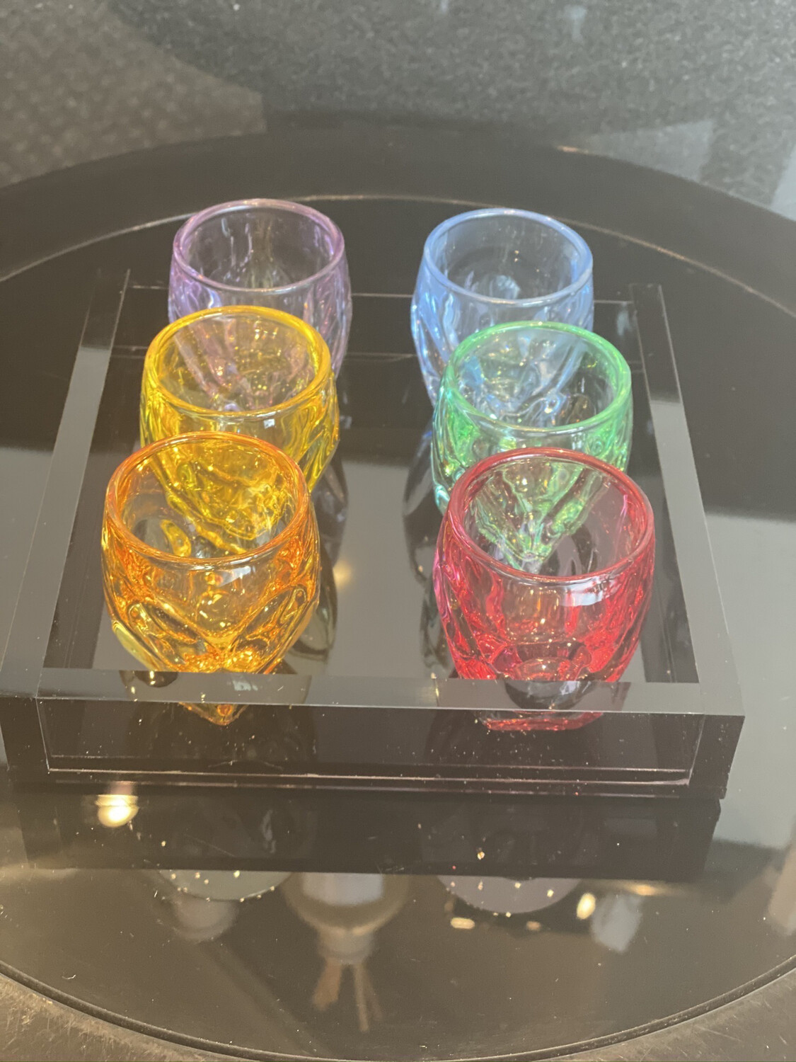 Shot Glasses On Tray PURCHASED