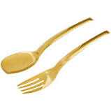 Sambonet New Living Gold Salad Servers