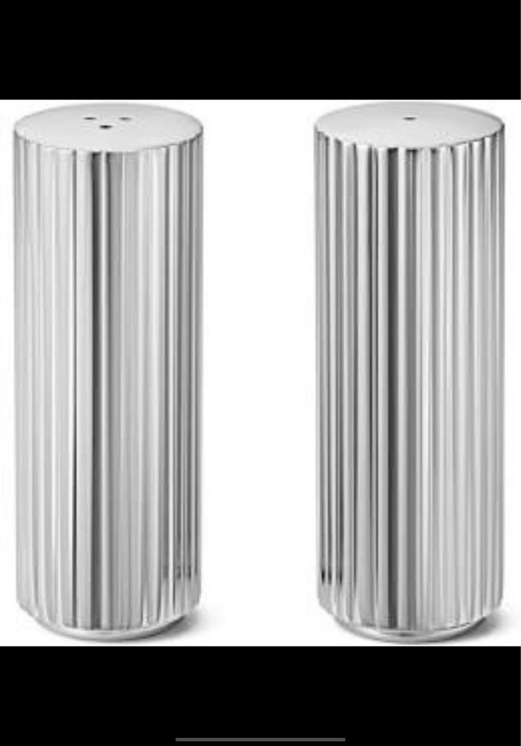 Georg Jensen Bernadotte Salt And Pepper Shakers