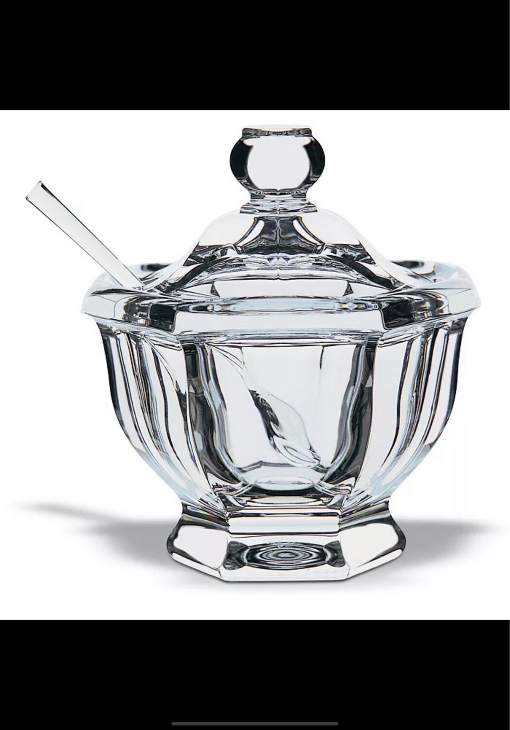 Baccarat Crystal Large Jam Jar Purchased