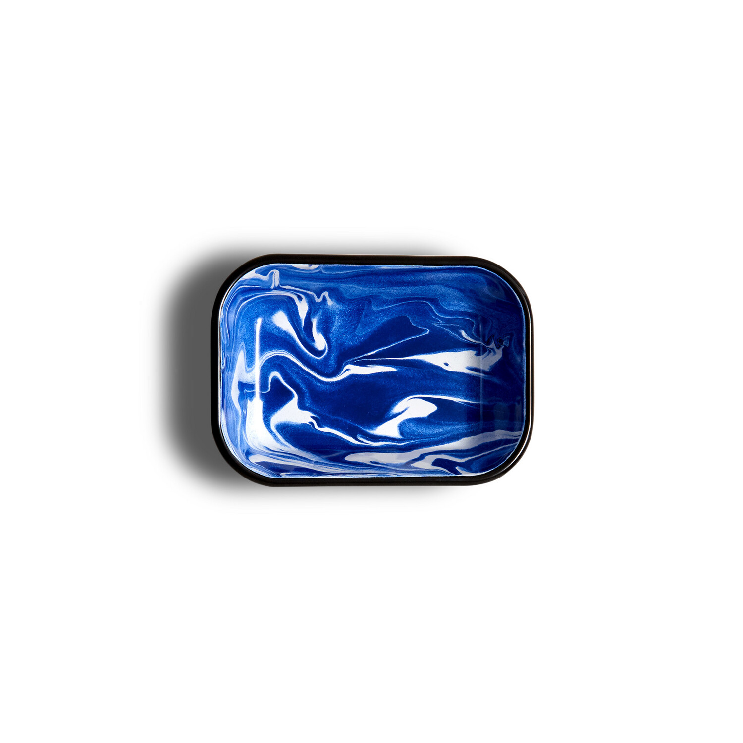 Blue Splatter Dish