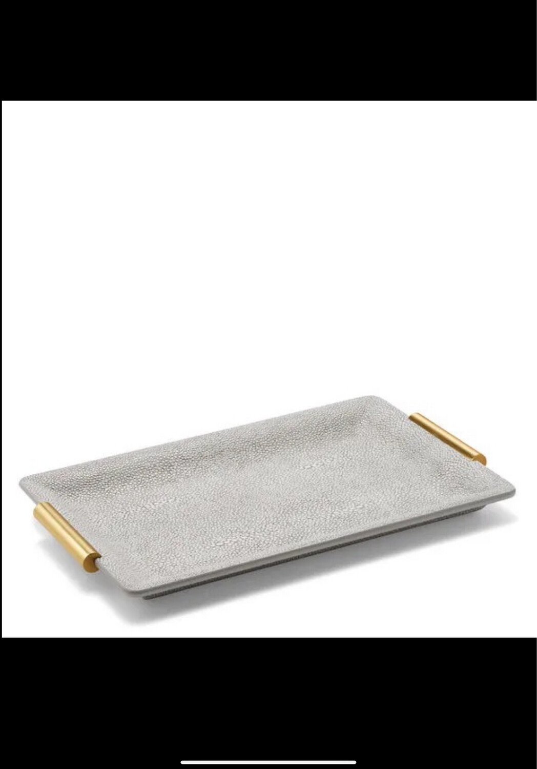 Aerin Shagreen  Dove Vanity Tray