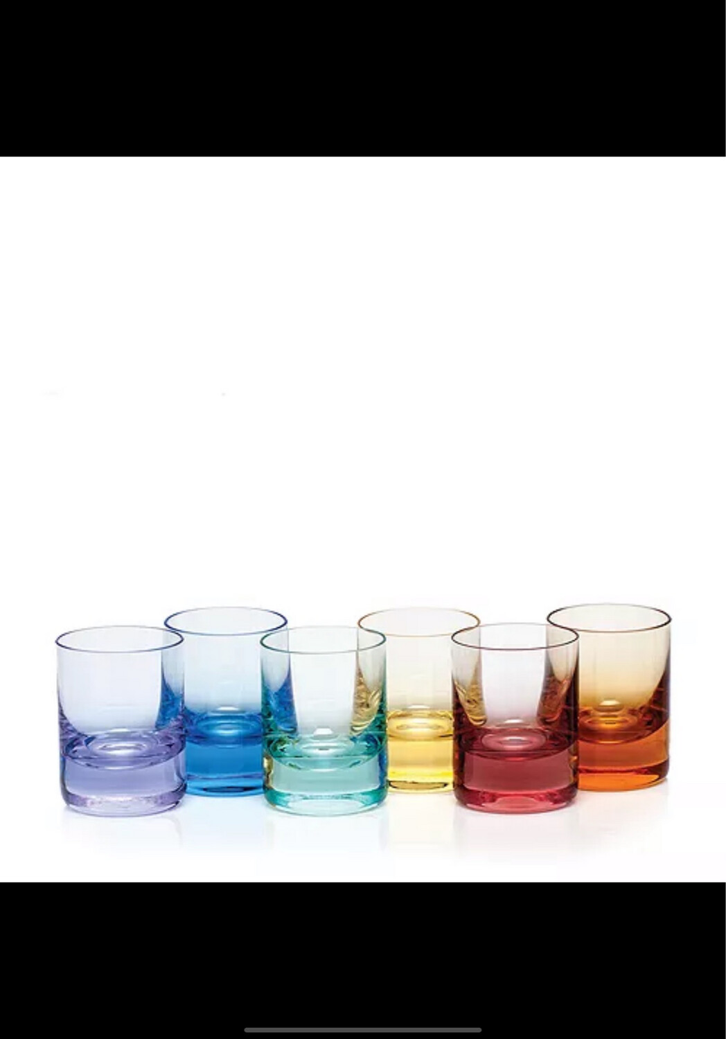 Moser Whiskey Set Of 6 Shot Glasses PURCHASED