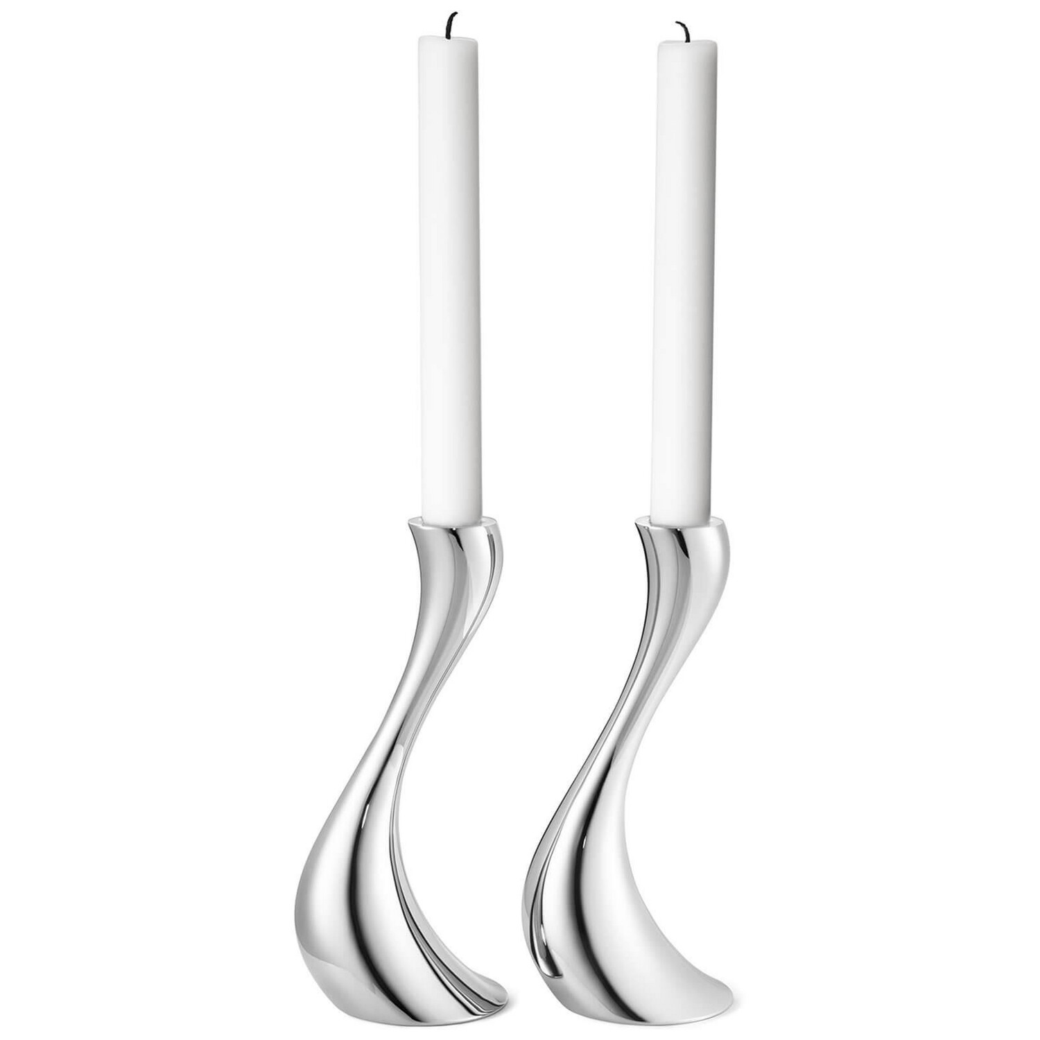 Georg Jensen Cobra Medium Candlesticks PURCHASED