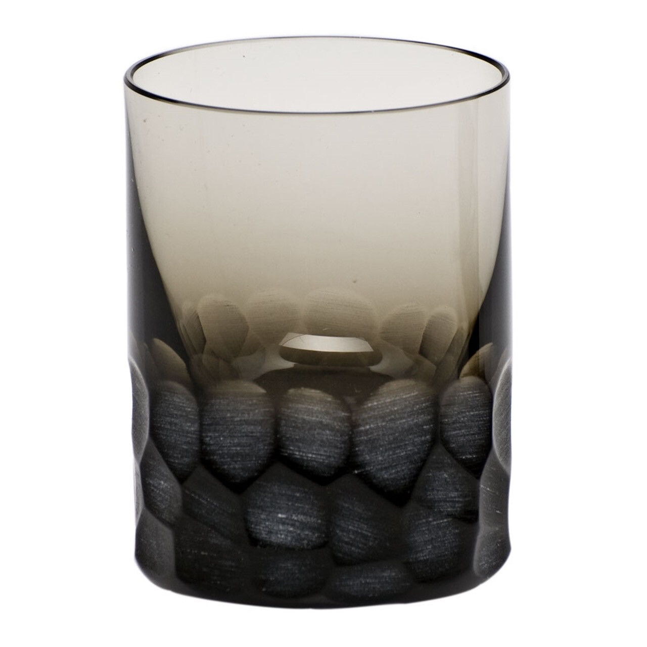 Moser Crystal Pebbles Set Of 6 Smoke Shot Glasses
