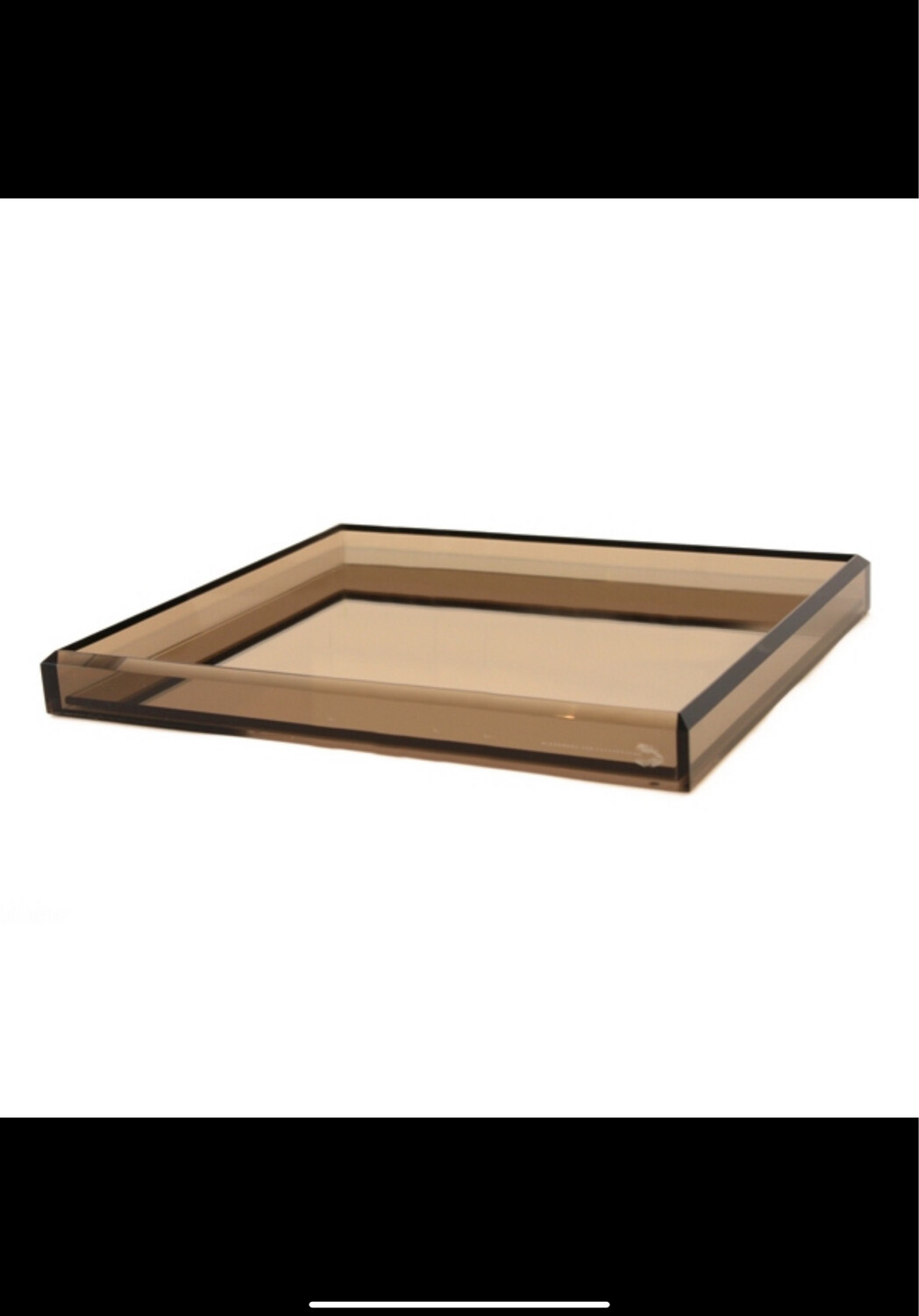 Alexandra Von Furstenberg Medium Acrylic And Mirrored Tray