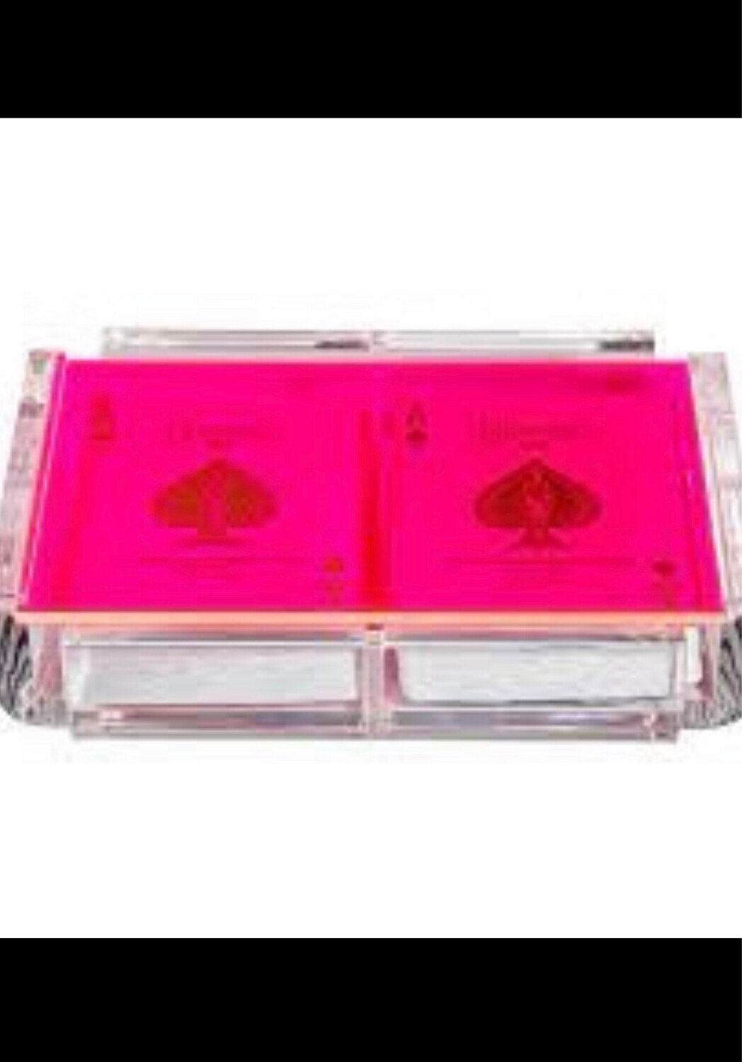 Pink Acrylic Card Set