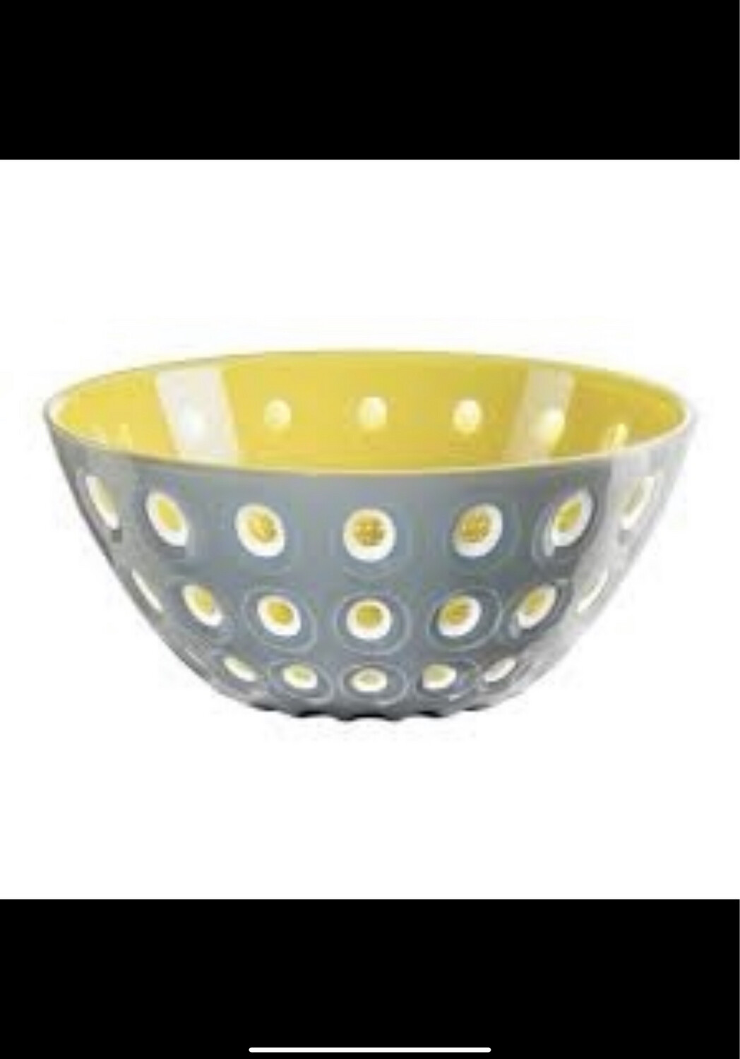 Guzzini Grey Bowl With Servers PURCHASED