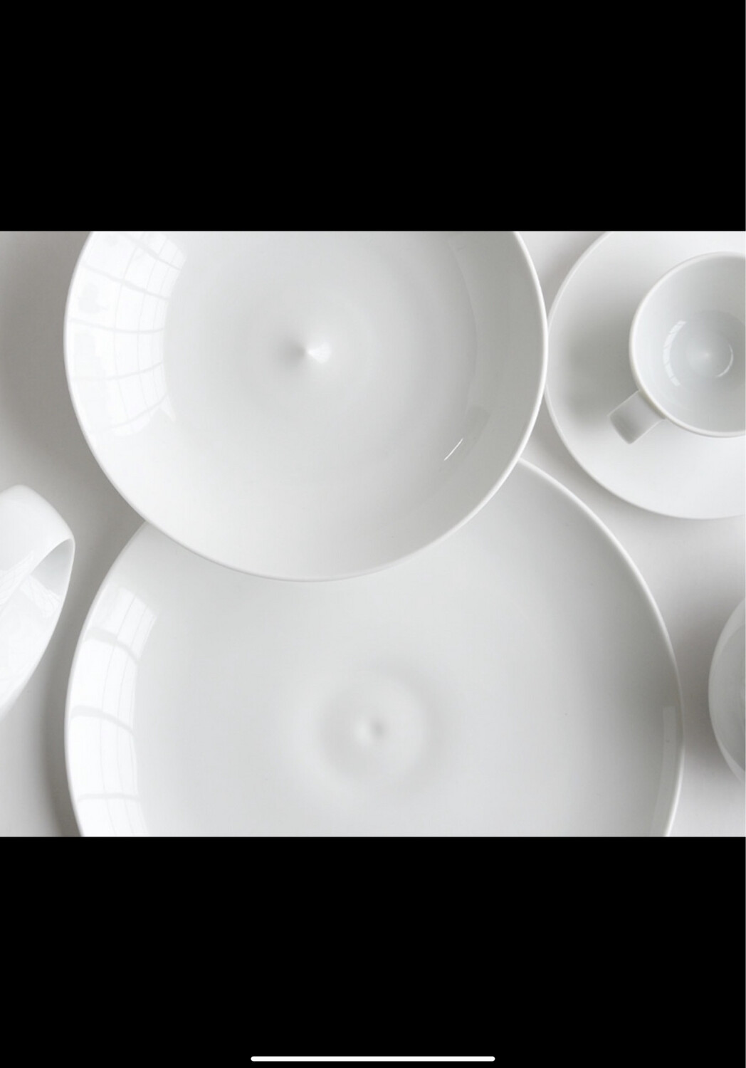 Bernardaud BULLE White Dinnerware, Dinner Salad Soup Needs 12