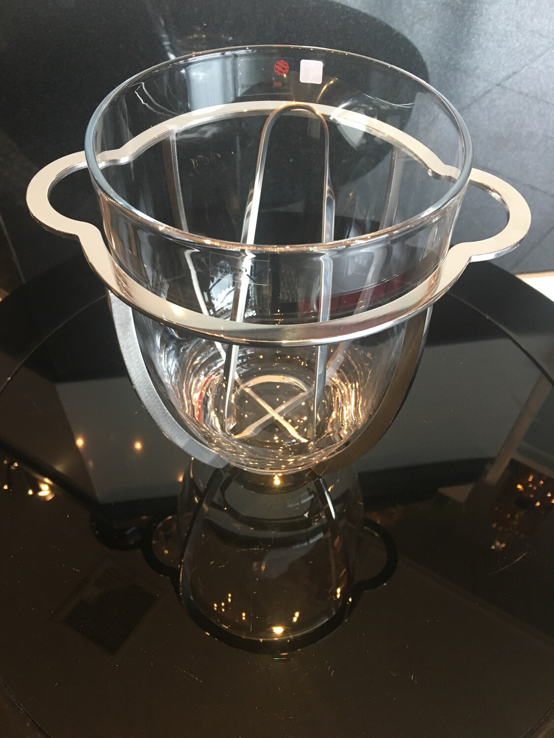 Ice Bucket With Tongs