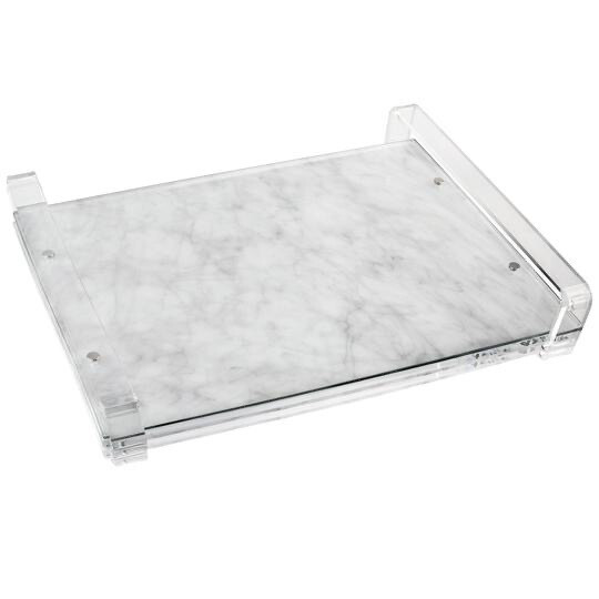 Marble Acrylic Challa Board