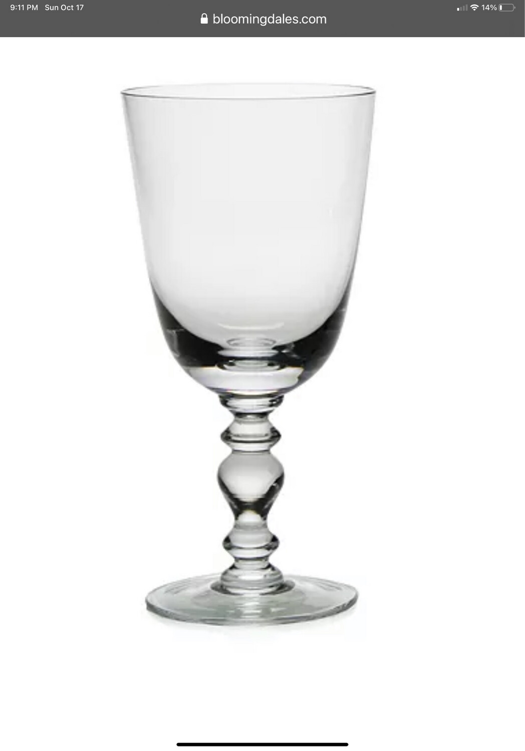 William Yeoward Fanny Goblets Needs 12