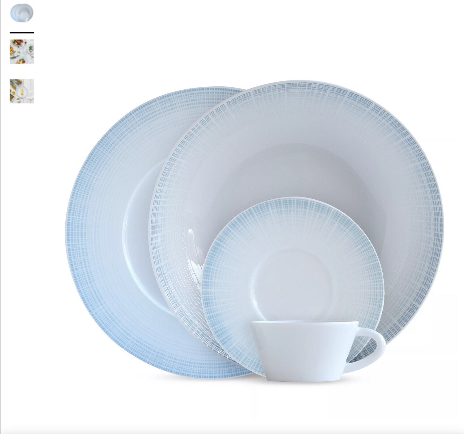 Bernardaud Saphir Bleu Dinner/ Salad/ Cereal Bowl Needs 12