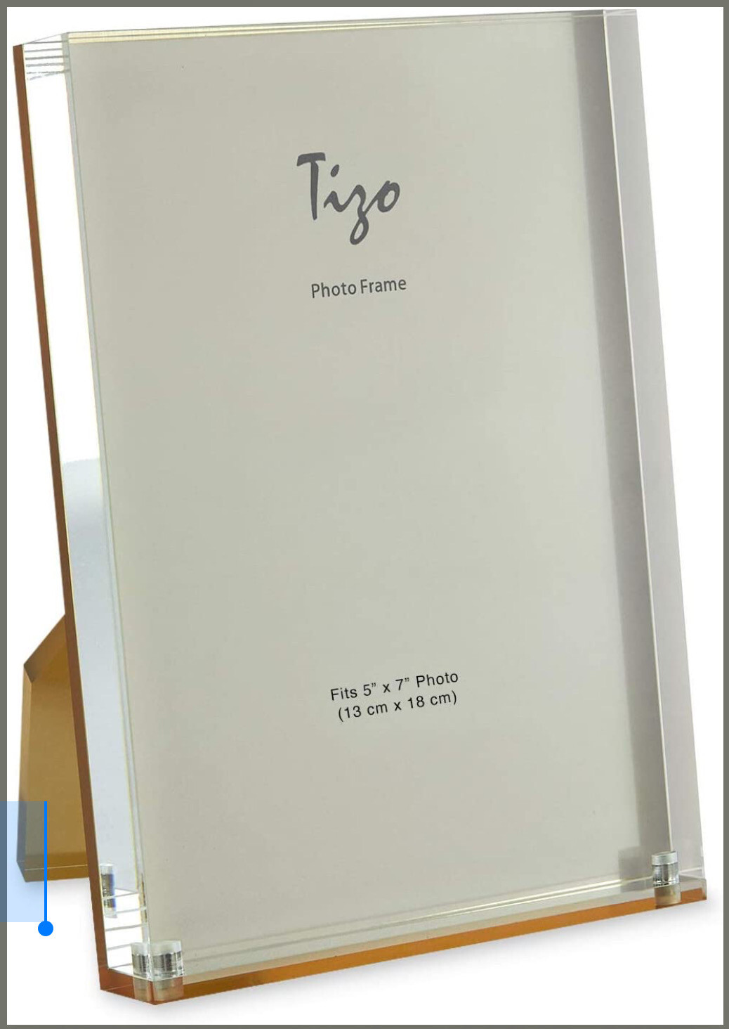 Tizo Gold Acrylic Frame  5x7