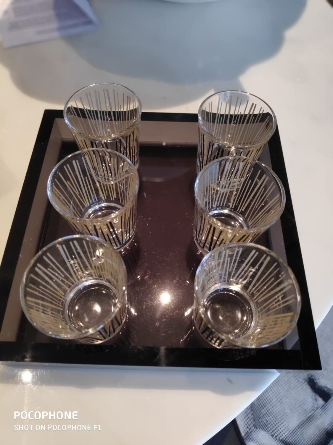 Egizia Shots On Smoke Acrylic Tray