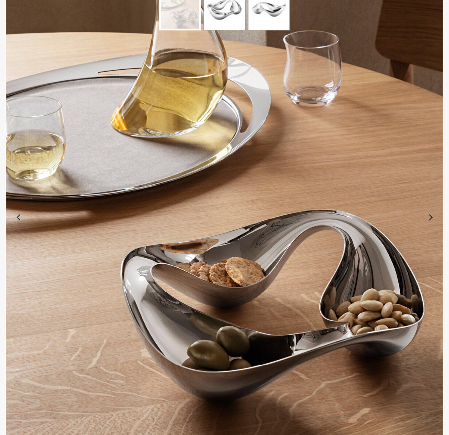 Georg Jensen Triple Snack Holder Purchased