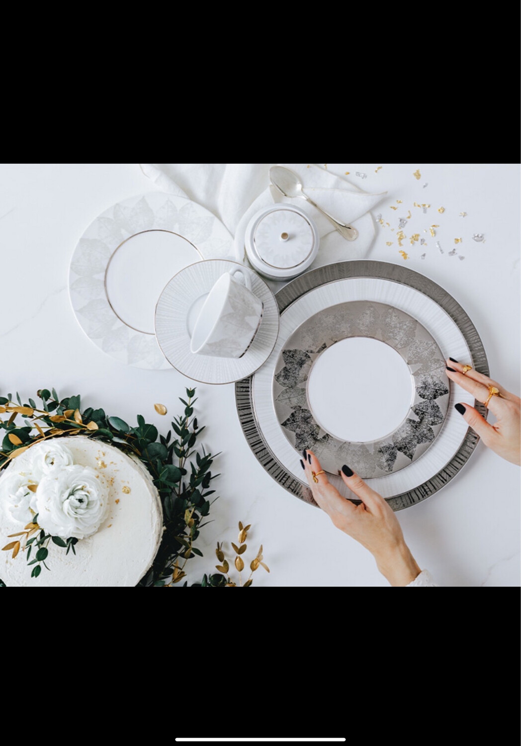 Bernardaud Silva Dinnerware Dinner, White Salad And Rim Soup Needs 12