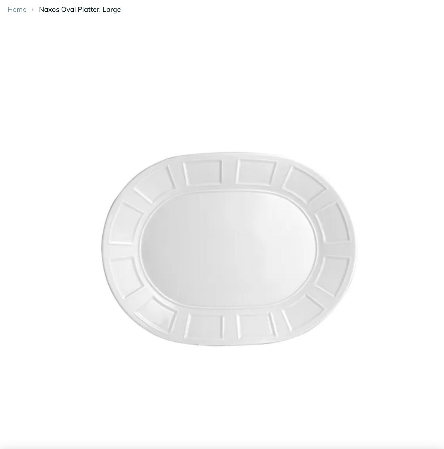 Bernardaud Naxos 15” Platter
