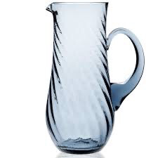 Caskata Wave Blue Pitcher
