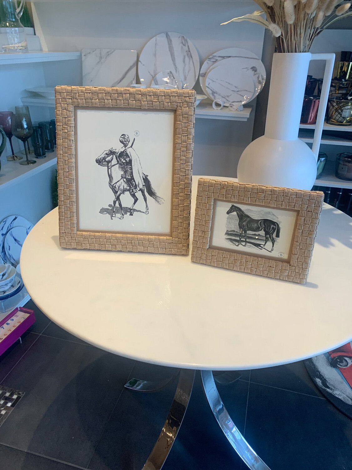 Pidgeon And Poodle 5x7 Rattan Frame Purchased