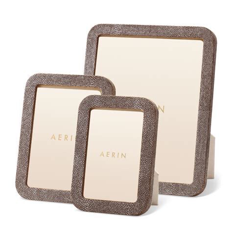 Aerin Shagreen Brown 8x10 Frame Purchased