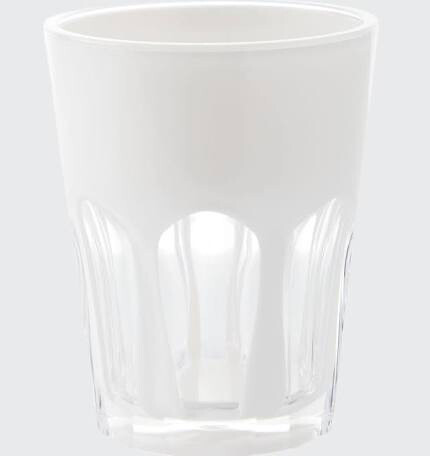 Double Faced Tumbler White Needs 12 PURCHASED