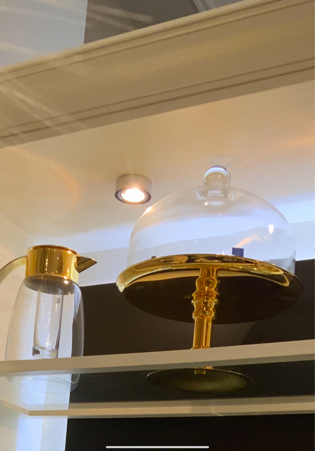 Gold Covered Cake Stand
