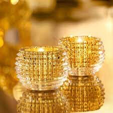 Baccarat Crystal Gold Votives PURCHASED