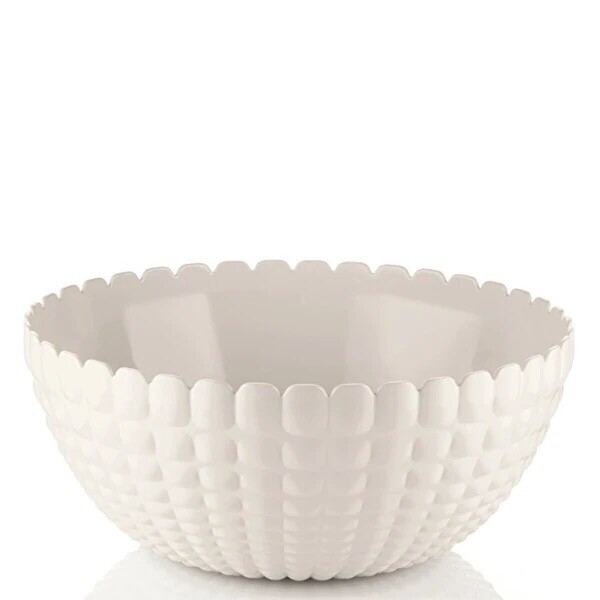 White Acrylic Large Salad Bowl With Matching Servers