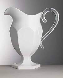 Mario Acrylic White Pitcher PURCHASED
