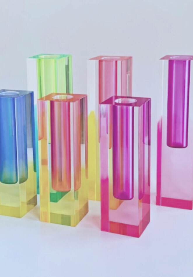 Acrylic Vase S Purchased