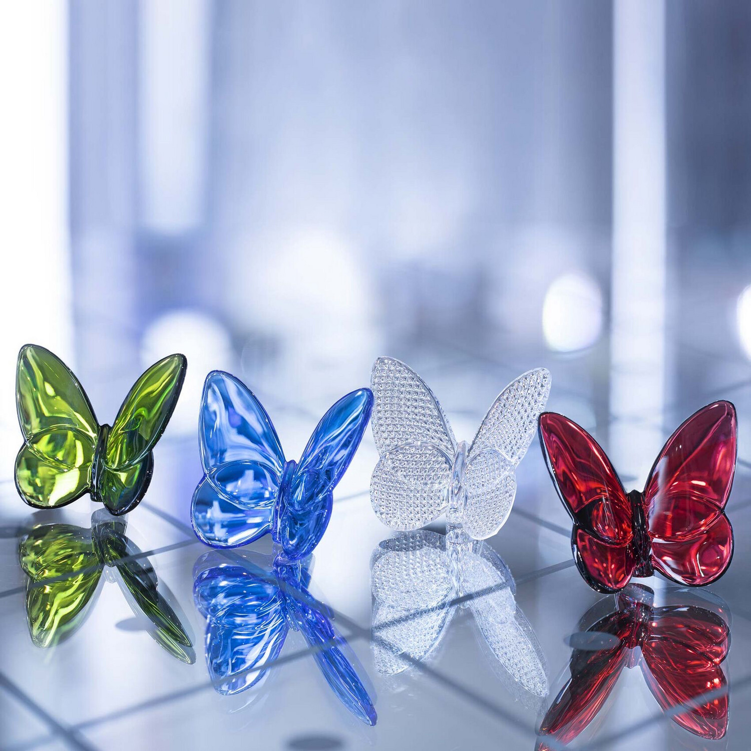 Baccarat Crystal Iridescent Butterfly