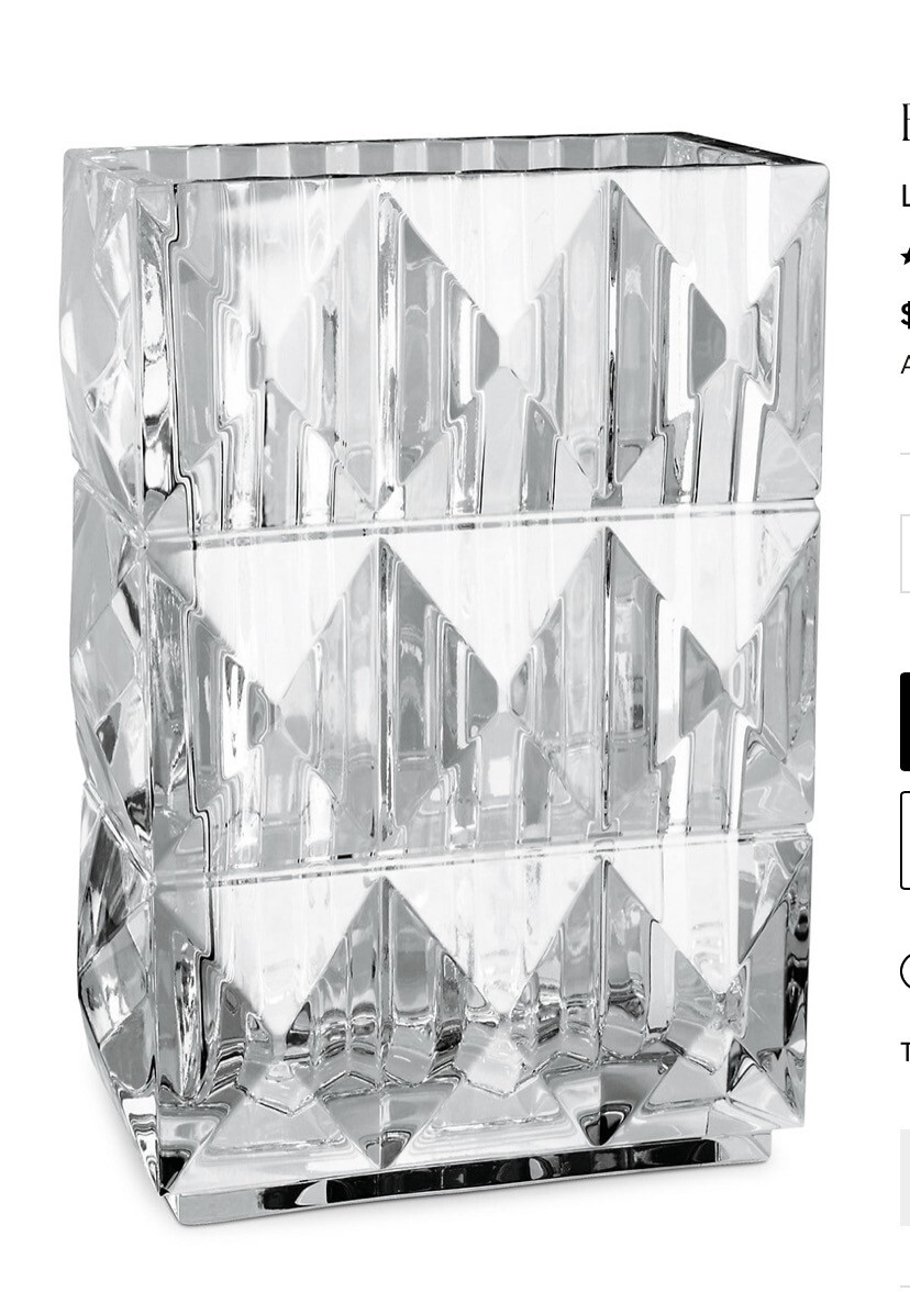 Baccarat Crystal Louxor Vase
