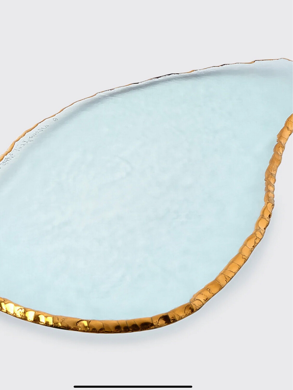 Annie Glass Large Gold Cheese Tray