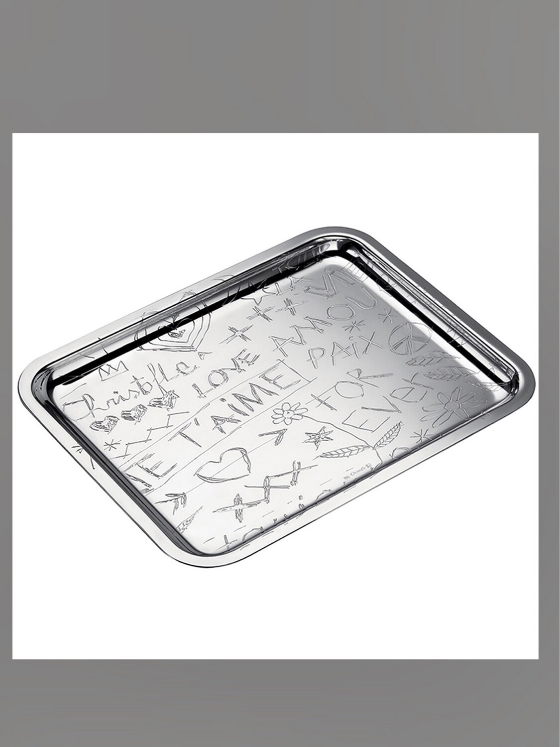 Christofle 14 Inch Graffiti Tray